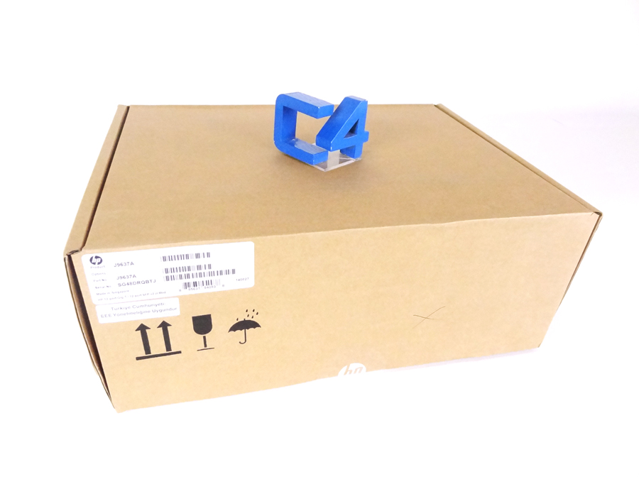 HP J9637A 12-PORT GIG-T POE+ / 12-PORT SFP V2 ZL MODULE