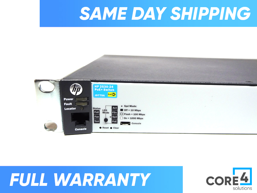 HP J9779A 2530-24-POE+ SWITCH - J9779-61001 