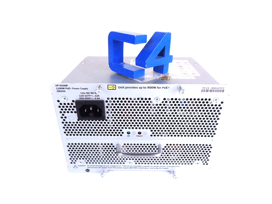HP J9829A 5400R 1100W POE+ ZL2 POWER SUPPLY - J9829-61001 