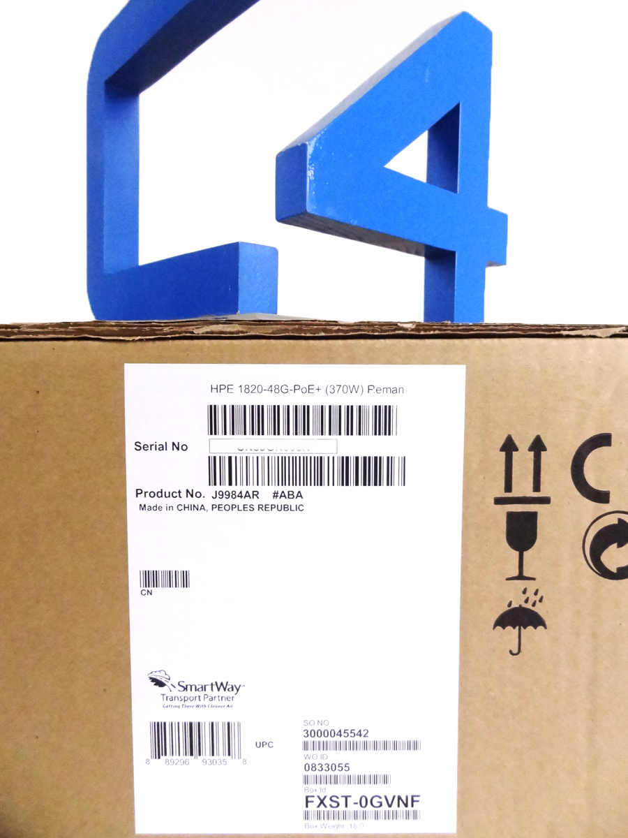 HP J9984A 1820-48G-POE+ (370W) SWITCH - J9984-61001