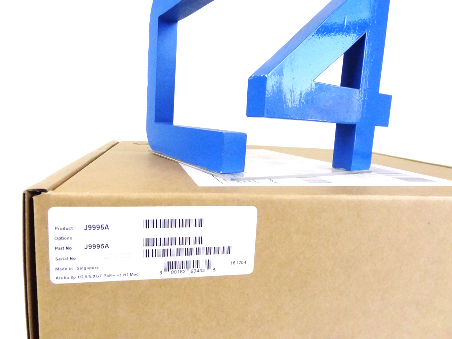 HP J9995A 8P 1/2.5/5/XGT POE+ V3 ZL2L MODULE *New Factory Sealed* - J9995-61001