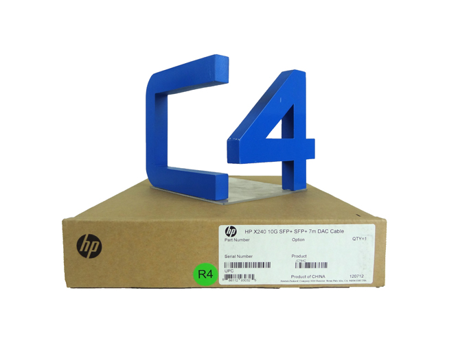 HP JC784C X240 10G SFP+ SFP+ 7M DIRECT ATTACH COPPER CABLE JC784-61201