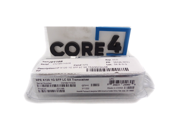 HP JD118B HP X120 1G SFP LC SX TRANSCEIVER