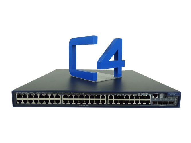 HP JD372A 5500-48G-POE SI SWITCH - SWITCH - L4 - MANAGED - 48 X 10/100/1000 + 4 X SHARED SFP - RACK-MOUNTABLE - POE (JD372A#ABA)