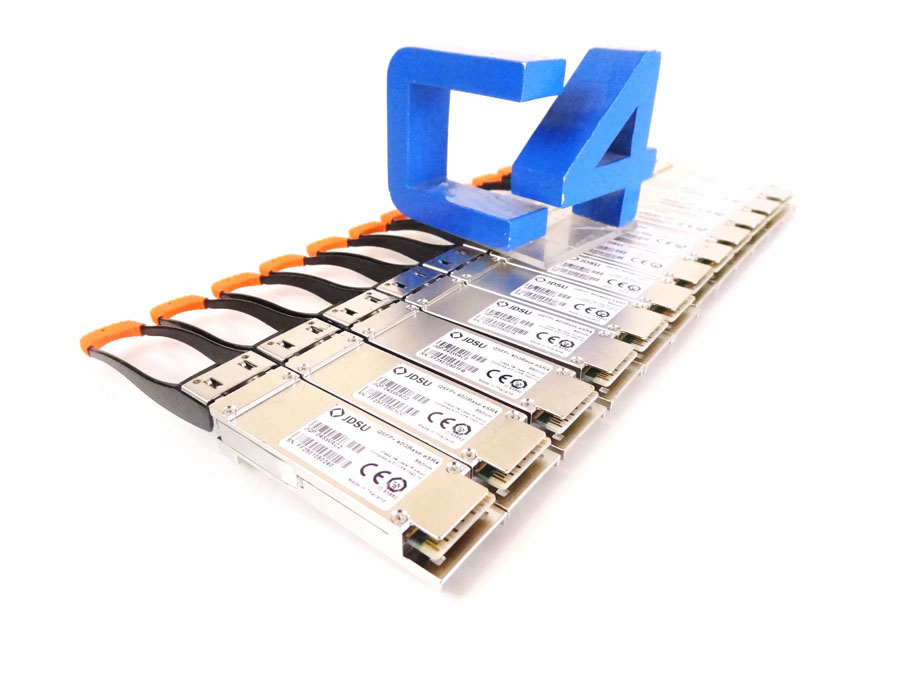 JDSU 40G-QSFP-ESR4 JQP-04SWAC2 40GBASE-ESR4R 40GB QSFP+ Optic Transceiver - NEW