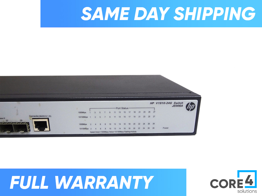 HP JE006A V1910-24G SWITCH - 3CRBSG2893