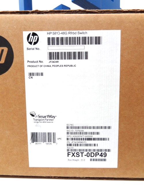 HP JF242A HP A5810 48-BT, 2 SFP+, AC PWR - RENEW