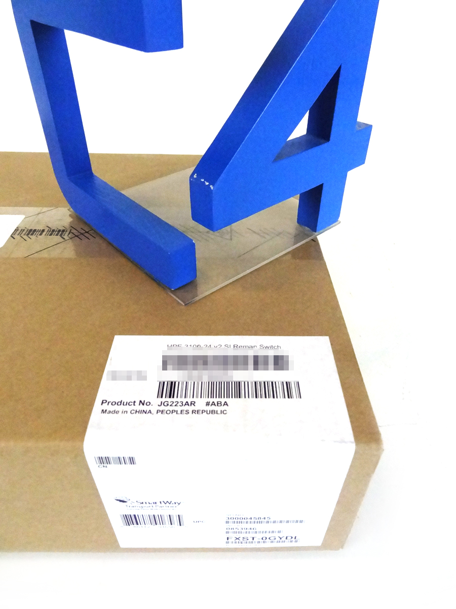 HP JG223A 3100-24 V2 SI SWITCH *HP Renew* - JG223-61001, JG223-61101