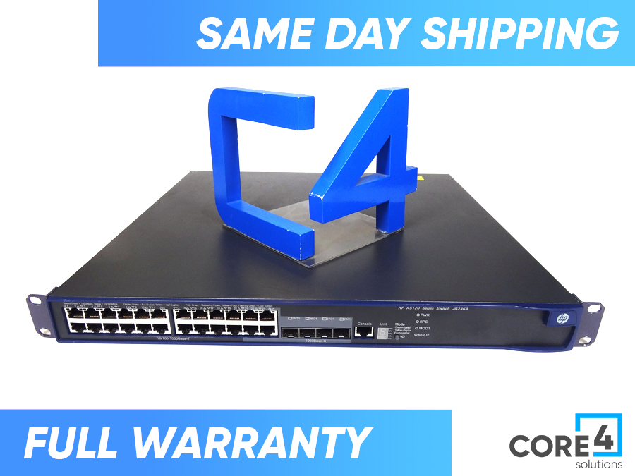 HP JG236A 5120-24G-POE+ EI SWITCH W/2 INT - JG236-61001