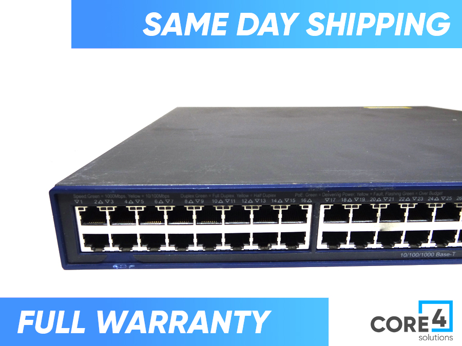 HP JG237A 5120-48G-POE+ EI SWITCH W/2 INTS - JG237-61001
