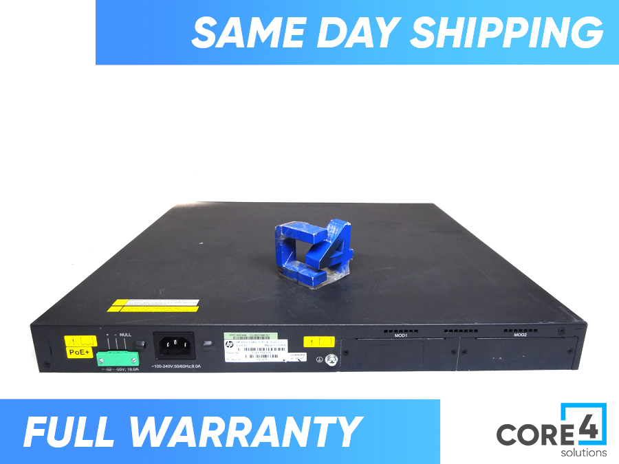 HP JG237A 5120-48G-POE+ EI SWITCH W/2 INTS - JG237-61001