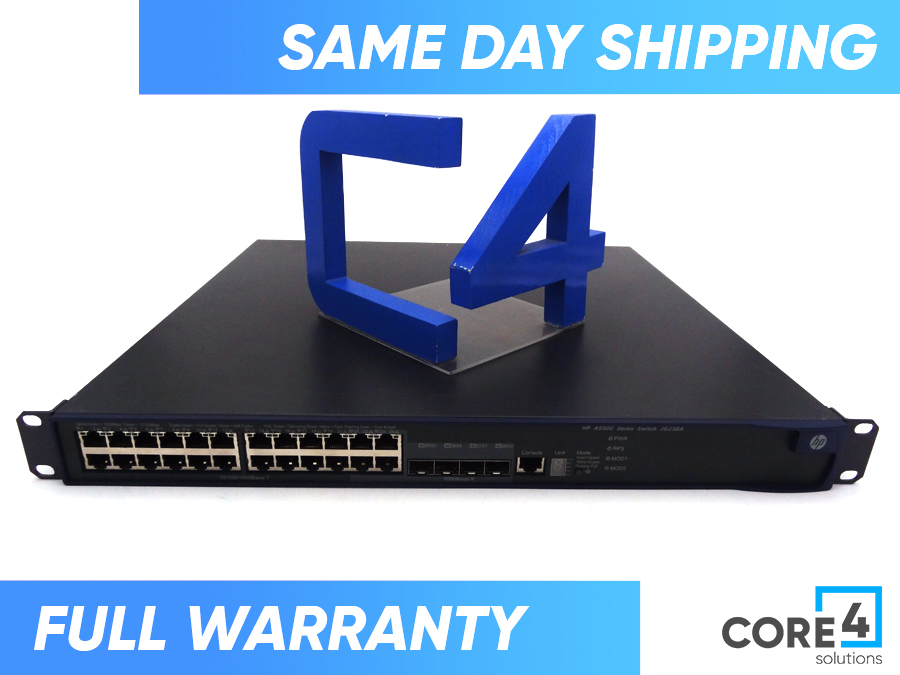 HP JG238A 5500-24G-POE+ SI SWITCH W/2 INTS - JG238-61001