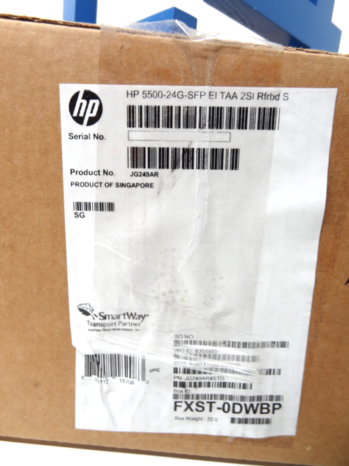 HP JG249A HP 5500-24G-SFP EI TAA SWITCH