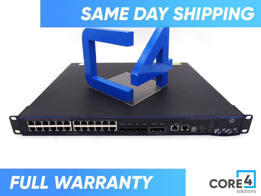 HP JG311A HI 5500-24G-4SFP W/2 INTF SLTS SWITCH - JG681A, JG311-61001
