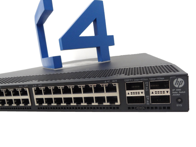 HP JG336A 5900AF-48XGT-4QSFP+ SWITCH SWITCH 48 PORTS MANAGED RACK-MOUNTABLE