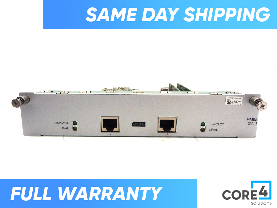 HP JG432A MSR 2 PORT T1 VOICE NETWORK HMIM MODULE 
