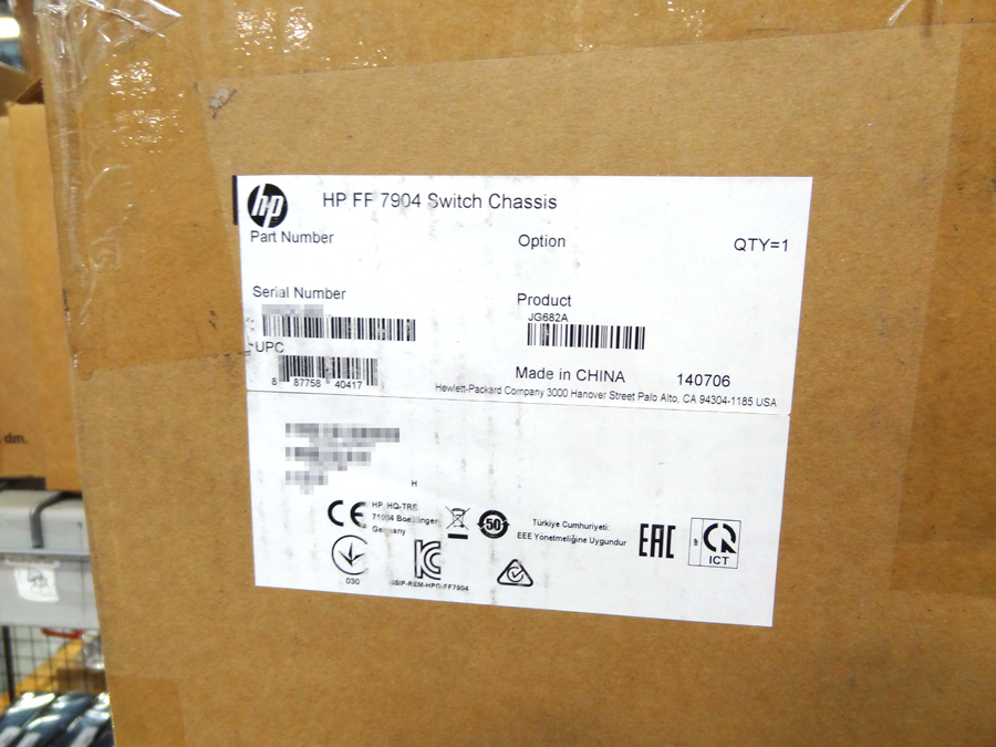 HP JG682A FF 7904 SWITCH CHASSIS