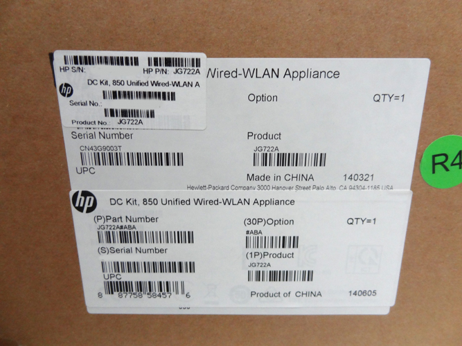 HP JG722A HP 850 UNIFIED WIRED-WLAN APPLIANCE