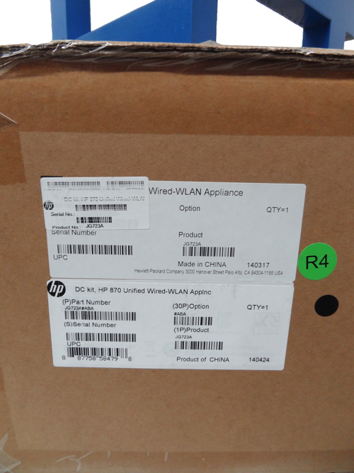 HP JG723A 870 UNIFIED WIRED-WLAN APPLIANCE - NETWORK MANAGEMENT DEVICE (JG723A#ABA). NEW FACTORY SEALED
