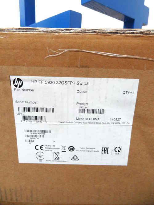 HP JG726A FLEXFABRIC 5930-32QSFP+ - SWITCH - 32 PORTS - MANAGE