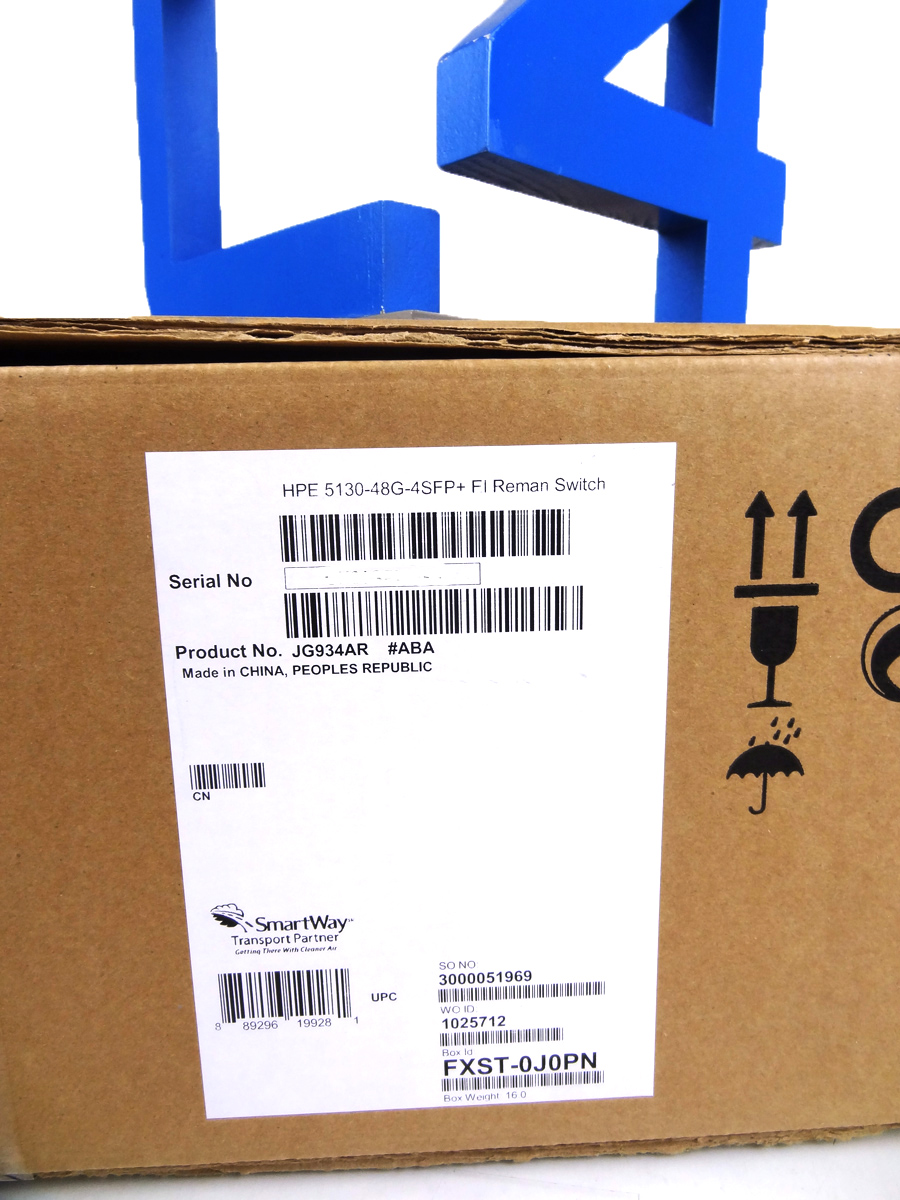 HP JG934A 5130-48G-4SFP+ EI SWITCH *HP Renew* - JG934-61001