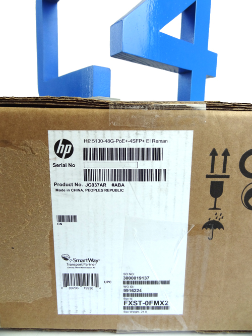 HP JG937A 5130-48G-POE+-4SFP+ EI SWITCH - NEW SEALED HP RENEW