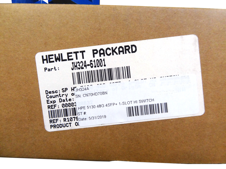 HP JH324A HPE 5130 48G 4SFP+ 1-SLOT HI SWITCH *New Sealed Spare* - JH324-61001
