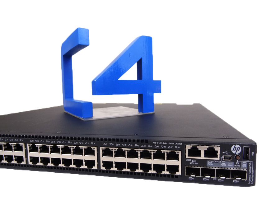 HP JH326A 5130 48G POE+ 4SFP+ 1-SLOT HI SWITCH