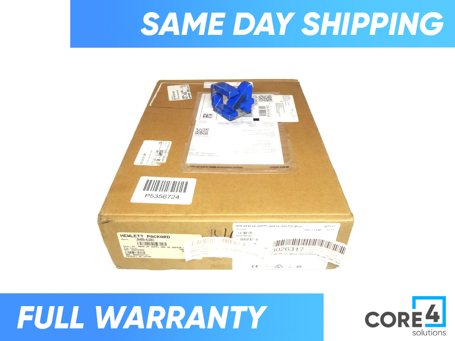 HP JH409A FLEXFABRIC 5940 2-PORT QSFP+ AND 2-PORT QSFP28 MODULE *New Sealed8