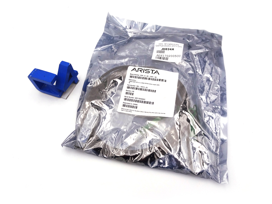 HP JH834A ARISTA QSFP28 4X25G SFP+ 2M DAC 