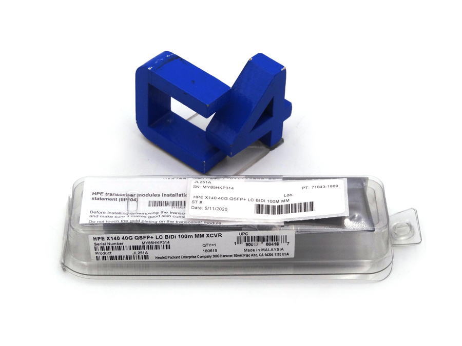 HP JL251A X140 40G QSFP+ LC BIDI 100M MM *New Sealed* - JL251-61001