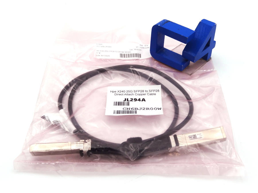HP JL294A X240 25G SFP28 TO SFP28 1M DAC CABLE - JL294-61001