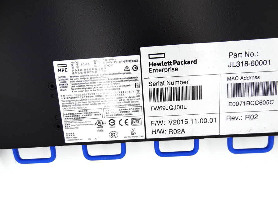 HP JL318A AL6921 48SFP+6Q O BF SWITCH - JL318-61001 