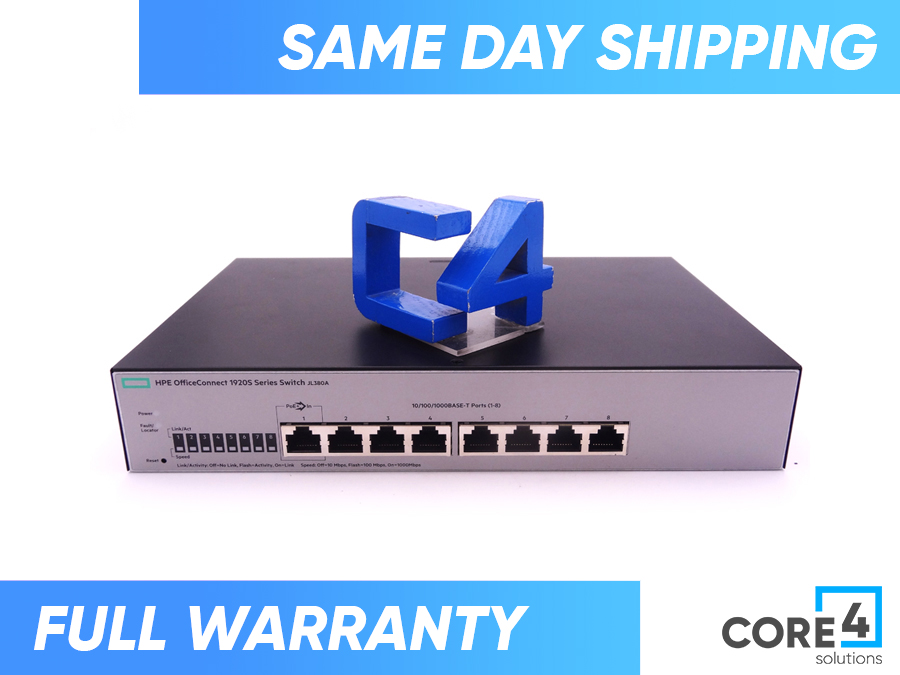 HP JL380AA OFFICECONNECT 1920S SWITCH - NO AC ADAPTER