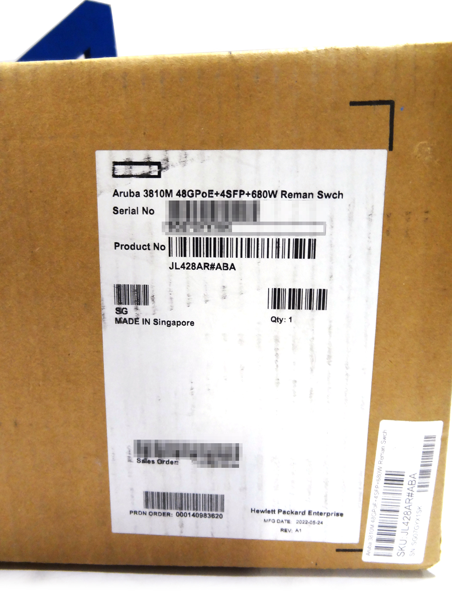 HP JL428A HPE 3810M 48GPOE+4SFP+680W SWITCH