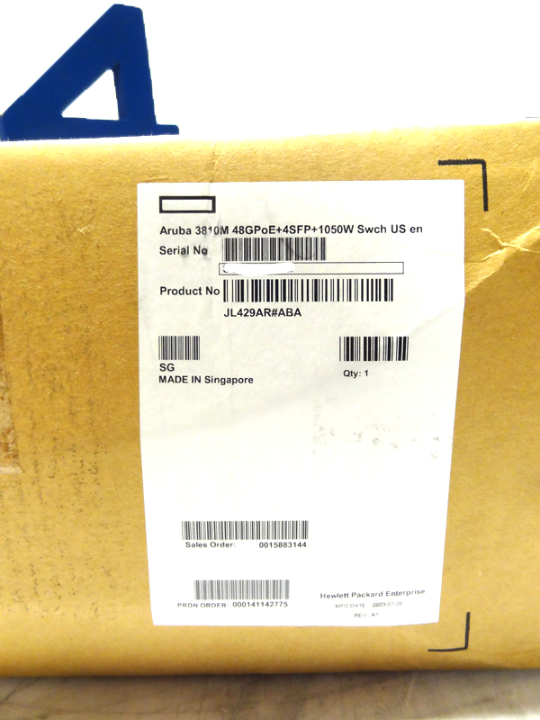 HP JL429A HPE ARUBA 3810M 48GPOE+4SFP+1050W HP Renew