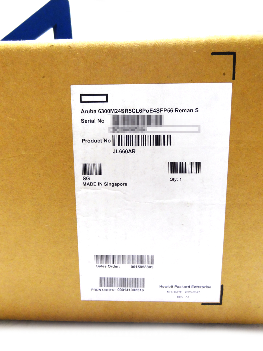 HP JL660A HPE ARUBA 6300M 24SR5 CL6 POE 4SFP