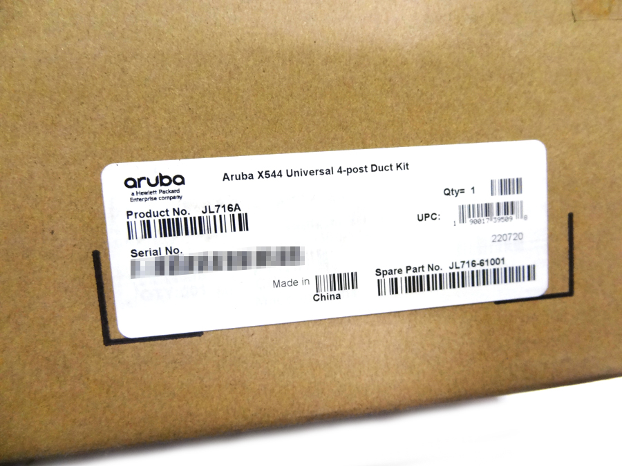 HP JL716A HPE Aruba X544 Universal 4-post Duct Kit