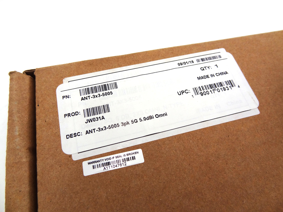 HP JW031A ANT-3X3-5005 3PK 5G 5.0DBI OMNI *New Sealed* - JW031-61001