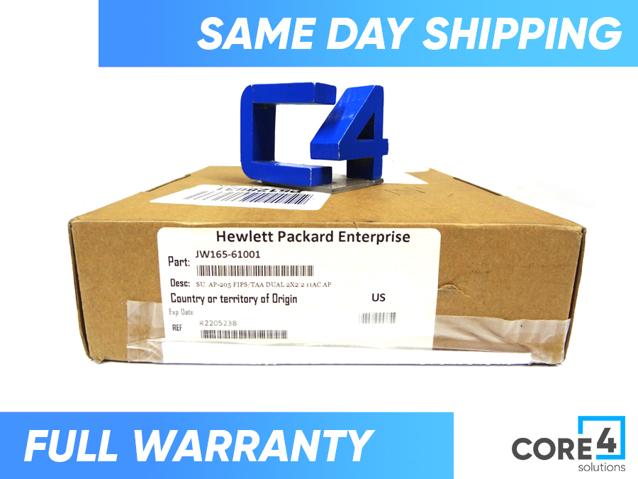 HP JW165A HP AP-205 FIPS/TAA WIRELESS AP