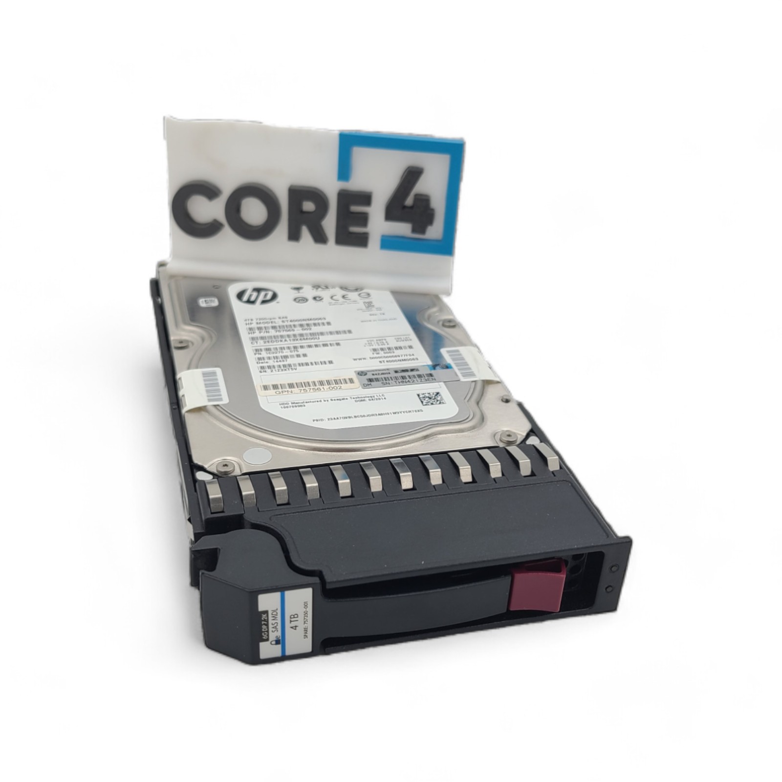 HP 801557-001 HPE MSA 4TB 12G SAS 7.2K LFF