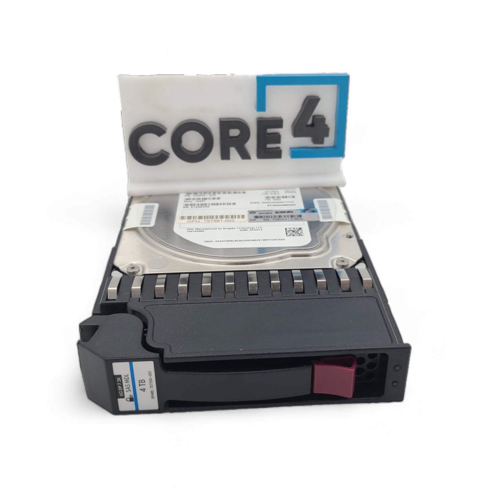 HP 801557-001 HPE MSA 4TB 12G SAS 7.2K LFF