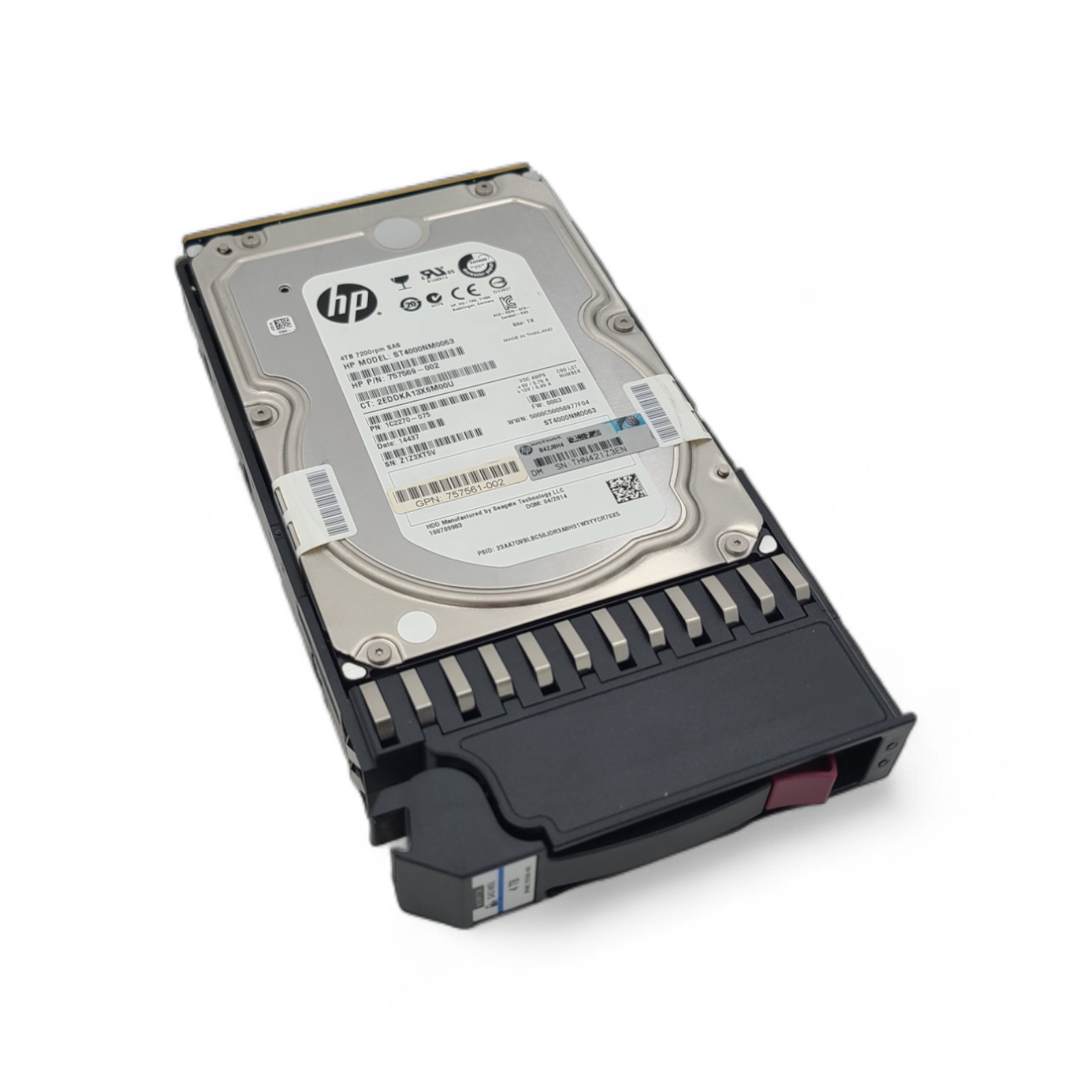 HP 801557-001 HPE MSA 4TB 12G SAS 7.2K LFF