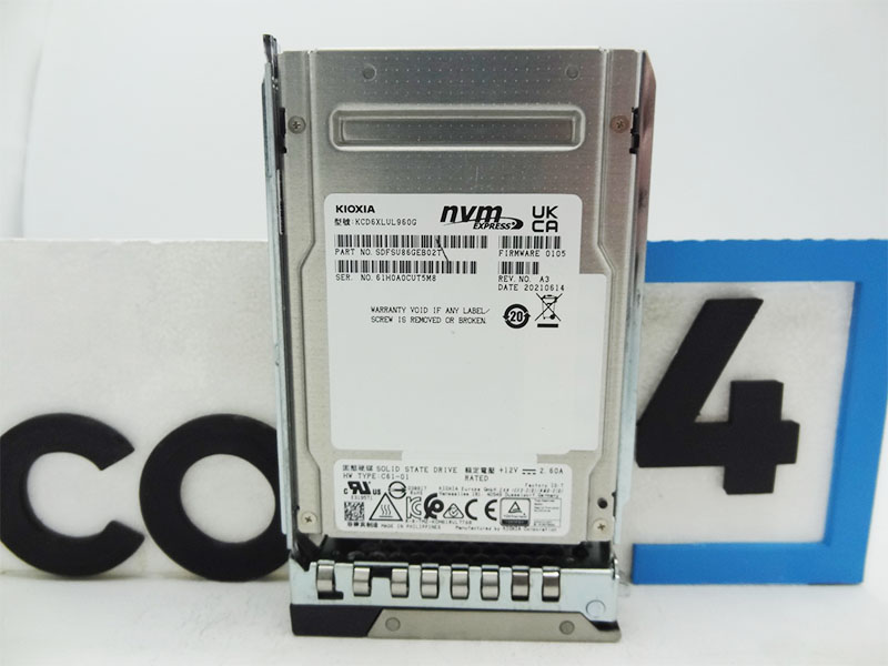 KIOXIA KCD6XLUL960G 960GB U.3 4.0 GEN4 2.5 NVMe SSD