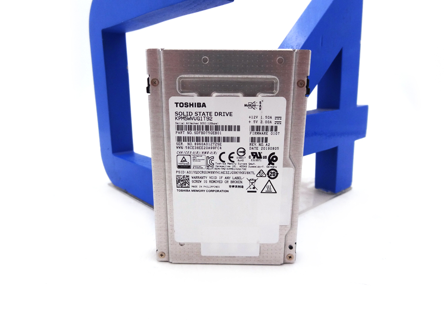 TOSHIBA KPM5WVUG1T92 1.92TB SSD SAS 2.5 12G SED MU