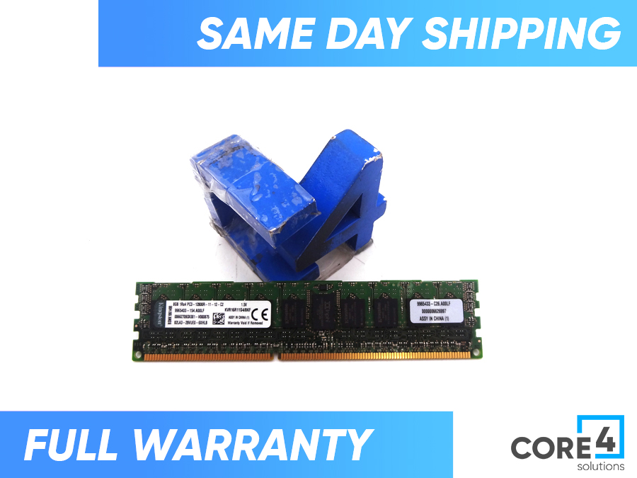 KINGSTON KVR16R11S4/8KF 8GB PC3-12800R 1Rx4 MEMORY MODULE 