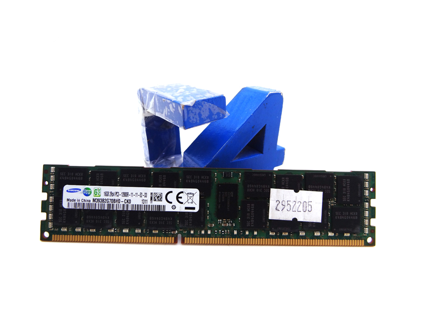 SAMSUNG M393B2G70QH0-CK0 16GB PC3-12800R 2RX4 MEMORY MODULE