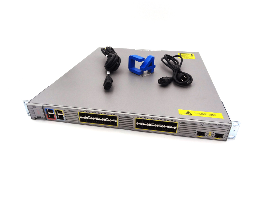 CISCO ME-3800X-24FS-M ETHERNET SWITCH W/ DUAL POWER