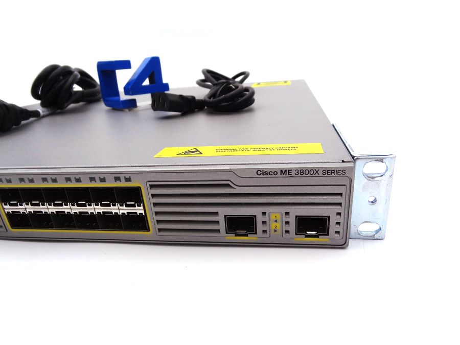 CISCO ME-3800X-24FS-M ETHERNET SWITCH W/ DUAL POWER