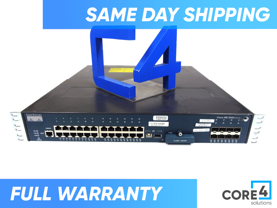 CISCO ME-C6524GT-8S ME6524 SWITCH - 24 10/100/10P